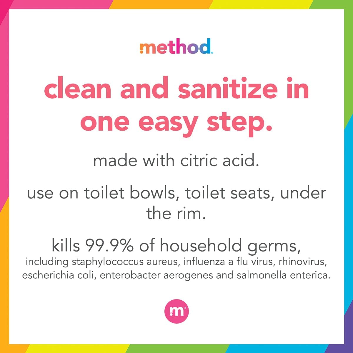 Antibacterial Toilet Bowl Cleaner, Spearmint, Kills 99.9% of Household Germs, 24 Fl Oz