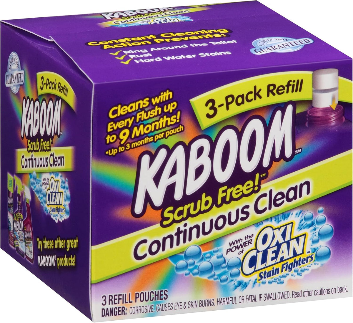 Scrub Free! Toilet Bowl Cleaner System with 2 Refills