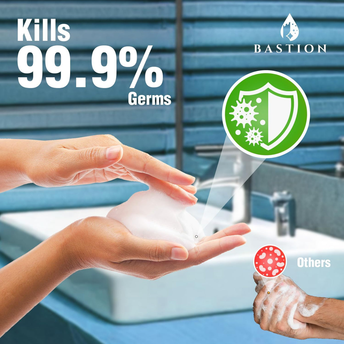 Foaming Antibacterial Hand Soap Refill – Pina Colada Scent, 1 Gallon (128 oz) – Bulk Moisturizing Hand Wash for Home, Office, Kitchen, Bathroom – Kills Germs, Softens Hands