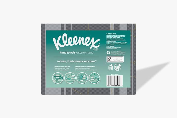 Disposable Paper Hand Towels, 6 Boxes, 60 Tissues per Box (360 Total Tissues), Packaging May Vary