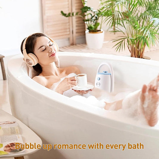 Bathtub Jets for Home Spa, IP67 Waterproof, Bubble & Jet (Green) | Creates Soothing Bubbles & Massage for Relaxing, 13ft Cord, 360° Adjustable Jets, Apartment, No Installation, Renter-friendly