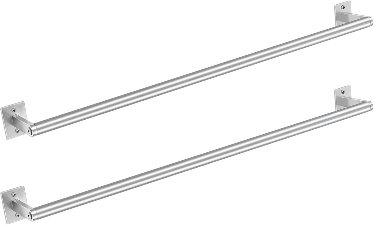 Brushed Nickel Towel Bar for Bathroom Wall, Stainless Steel,24 Inch