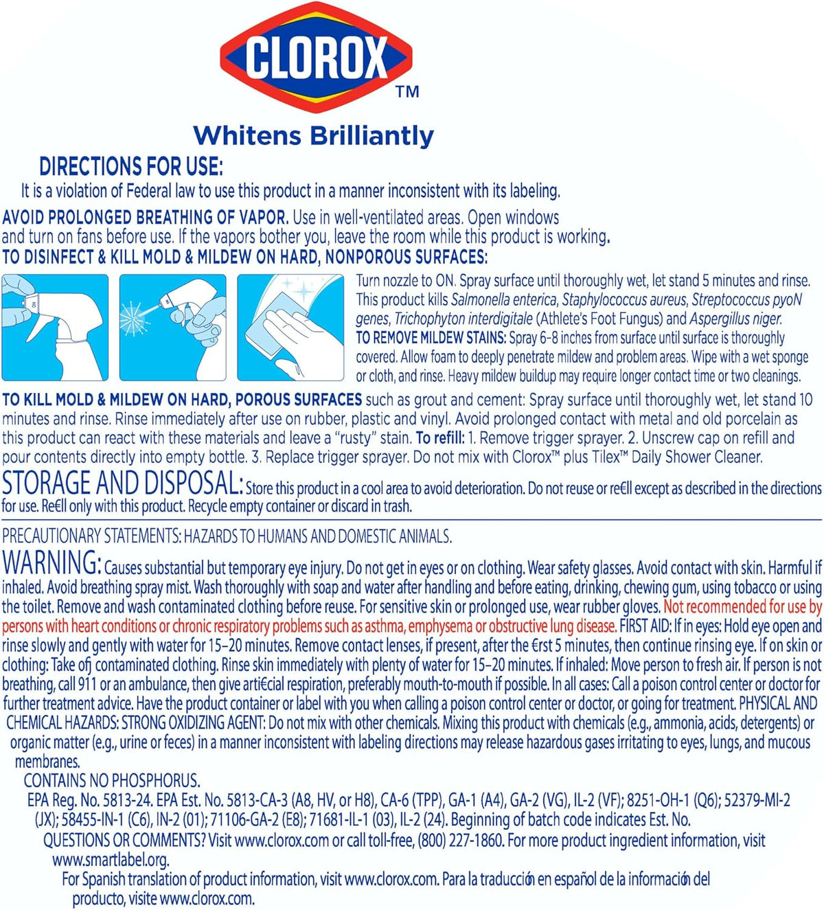 Plus Tilex Mold and Mildew Remover, 32 fl. oz., 3 Pack