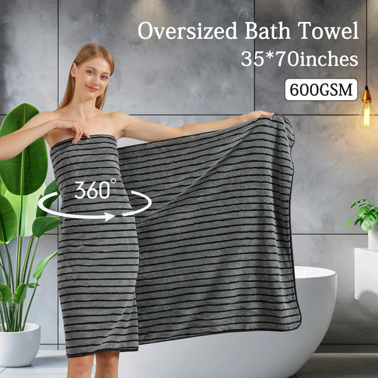 Bath Towels,8 Pack Large Bath Towels Set Super Absorbent Microfiber Bath Sheets-2 Oversized Bath Sheets 2 Hand Towels 4 Washcloths for Family Hotel Spa Gym(Light Green)