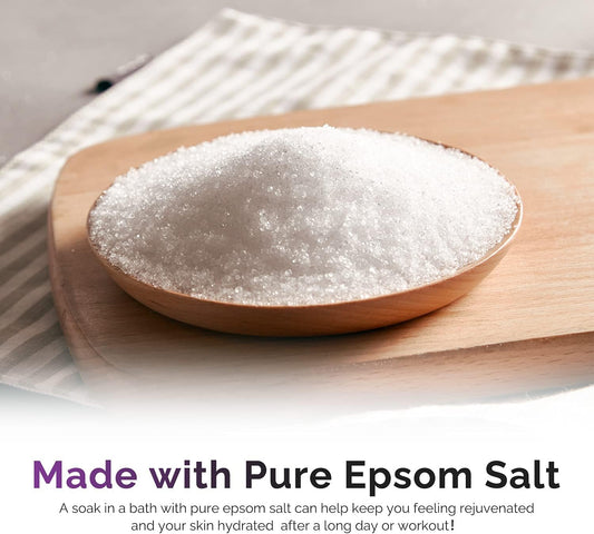 Bubble Bath, Foaming Bath with Epsom Salt, Chamomile Rose and Lavender Scent Bathing Set, 3 Pack 49.8 fl oz Mothers Day Gifts Set for Women and Men