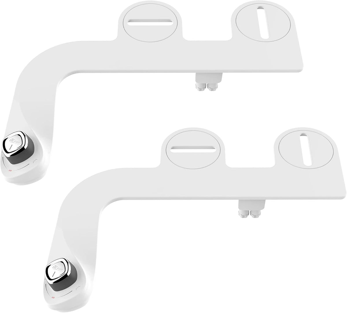 SlimEdge Bidet Attachment for Toilet, Non Electric, Dual Nozzles
