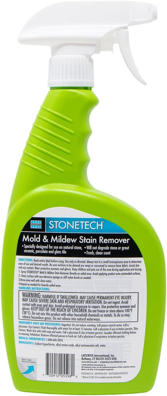 StoneTech Mold & Mildew Stain Remover for Natural Stone 24 Ounce Spray