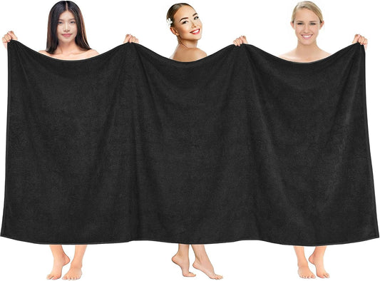 Pack of 1 Jumbo Bath Sheet 40 x 80 Inches - Extra Large Bath Towel, Super Soft & Highly Absorbent, 100% Cotton Quick Dry, Perfect to Wrap Yourself in - Blue Opal