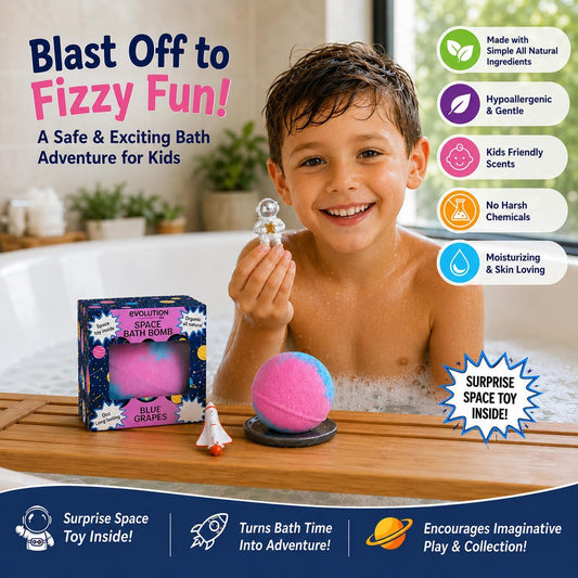 Refresh Bath Bombs for Women & Kids – 24 Bath Bombs Mini Sized, Organic Bathbomb Set, Women & Kids Bath Fizz, Luxury Gift for Mother’s Day, Easter, Valentines, Birthday or Self Care