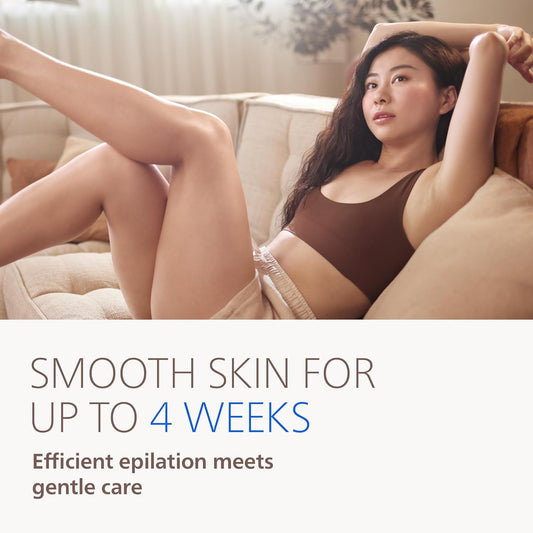 Philips Epilator Series 8000 5 in 1 Shaver for Women, Trimmer, Pedicure and Body Exfoliator with 9 Accessories, BRE740/14
