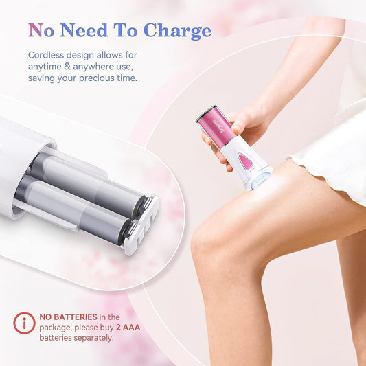 Mini Epilator, Facial Hair Remover for Women, Full Body Smooth Glide Epilator