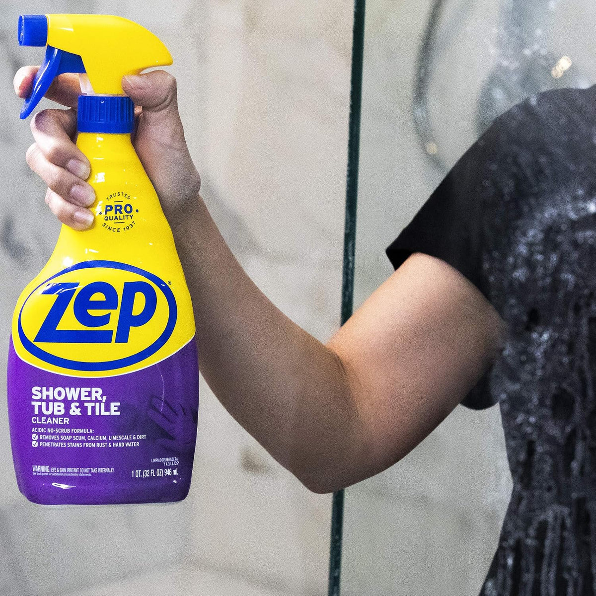 Shower Tub and Tile Cleaner - 32 oz (Pack of 1) - ZUSTT32PF
