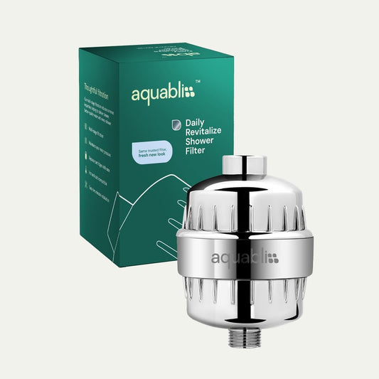 High Output Revitalizing Shower Filter - Reduces Dry Itchy Skin, Dandruff, Eczema, and Dramatically Improves The Condition of Your Skin, Hair and Nails - Chrome (SF100) | Vitamin C shower filter, vitamins and minerals infusion, softer-feeling skin,
