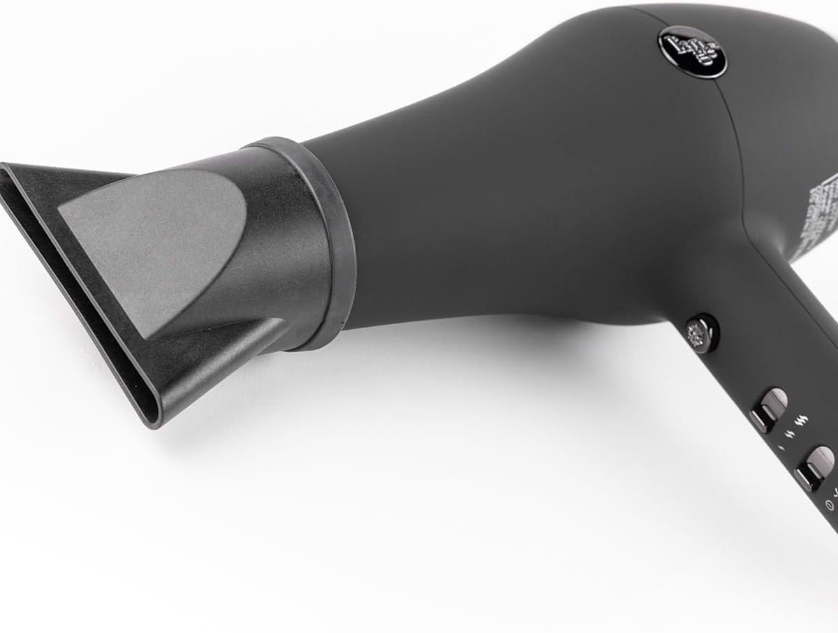 Soleil Professional Hair Dryer | Fast Drying Ionic Blow Dryer for Frizz-Free Results | 3 Heat Settings with Cool Shot Feature | Lightweight Hairdryer with Concentrator 1875W | Blush