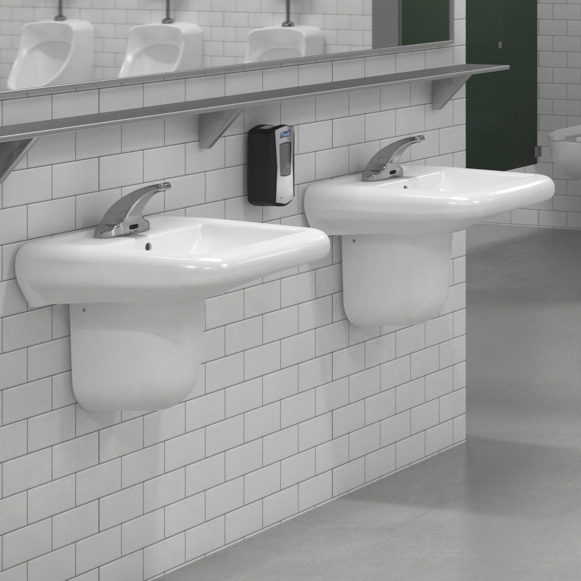 SF-2350 Sensor Faucet, 0.5 GPM, Back-Check Tee, Polished Chrome