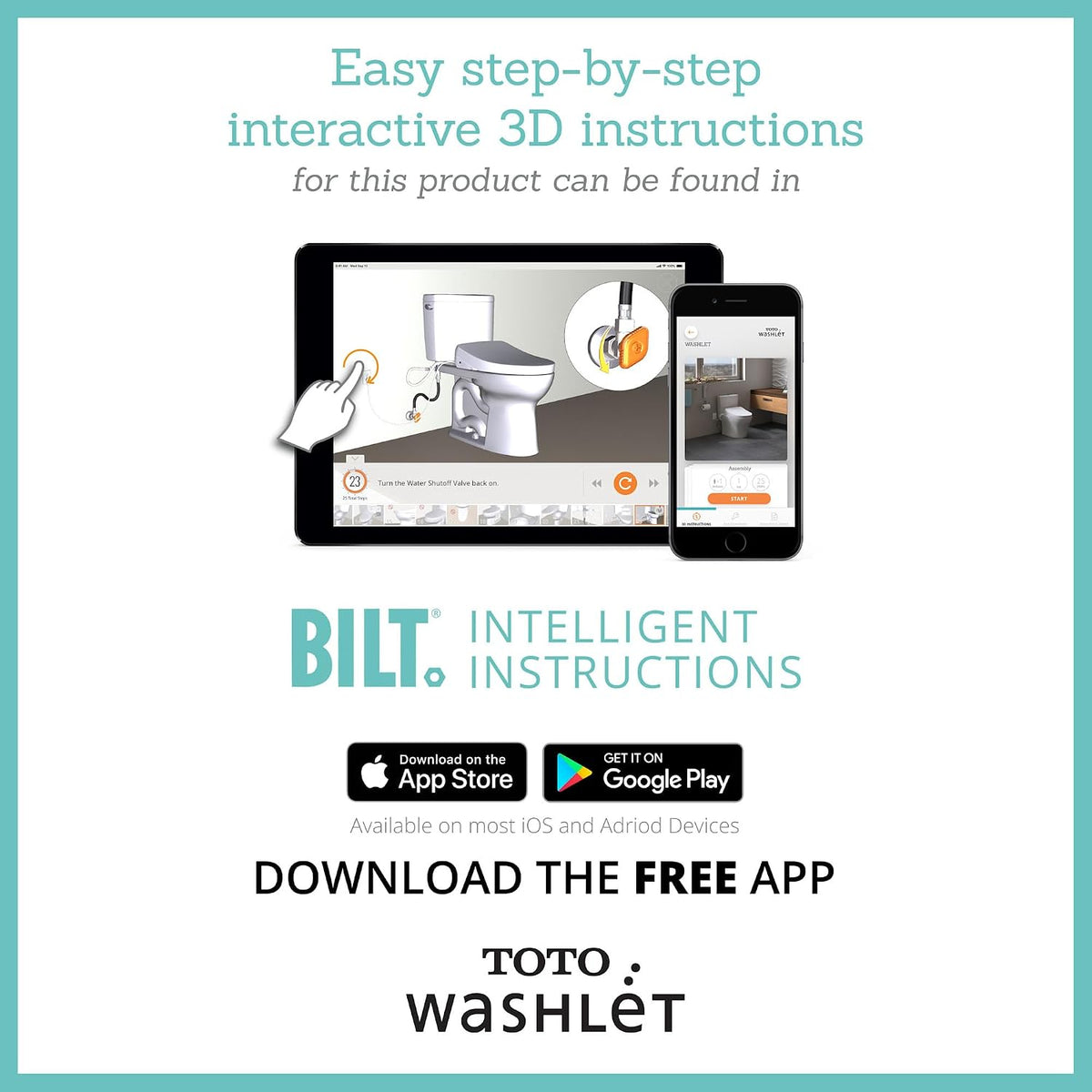 ® WASHLET® S5 Electronic Bidet Toilet Seat with Instantaneous Water Heating, PREMIST and EWATER+ Wand Cleaning, Elongated, Cotton White - SW3446#01