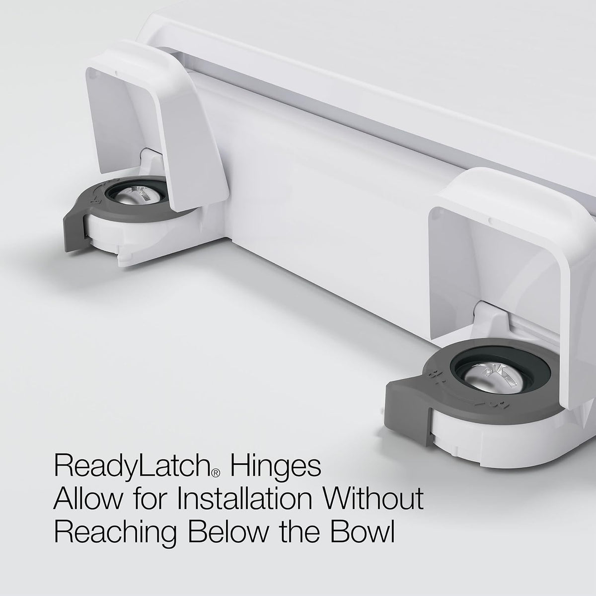 4639-RL-0 Cachet ReadyLatch Round Toilet Seat Soft Close, White