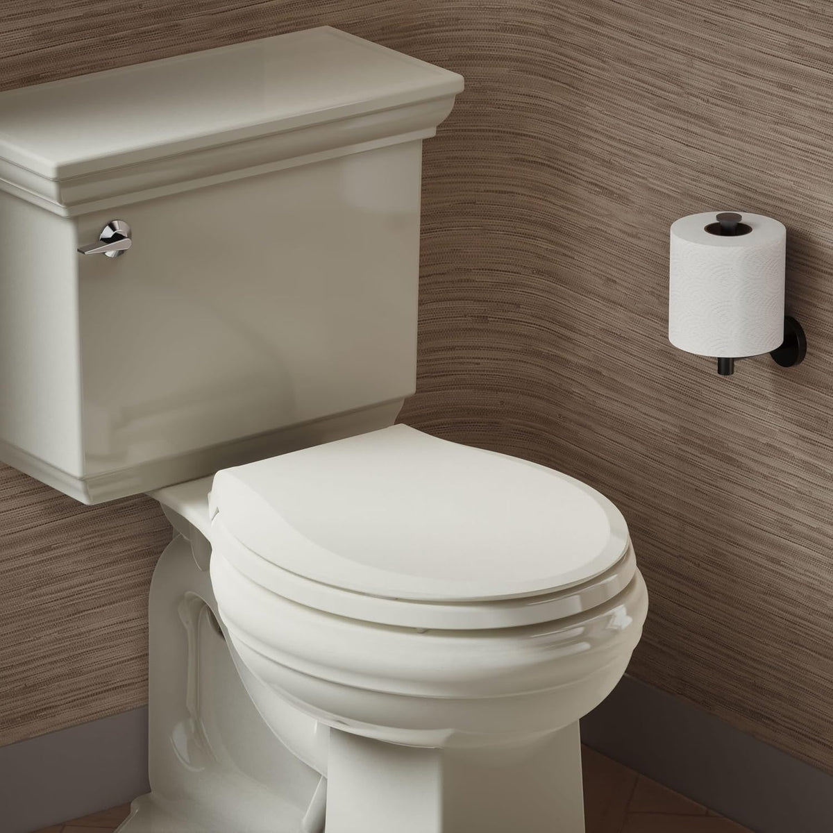 4639-RL-0 Cachet ReadyLatch Round Toilet Seat Soft Close, White