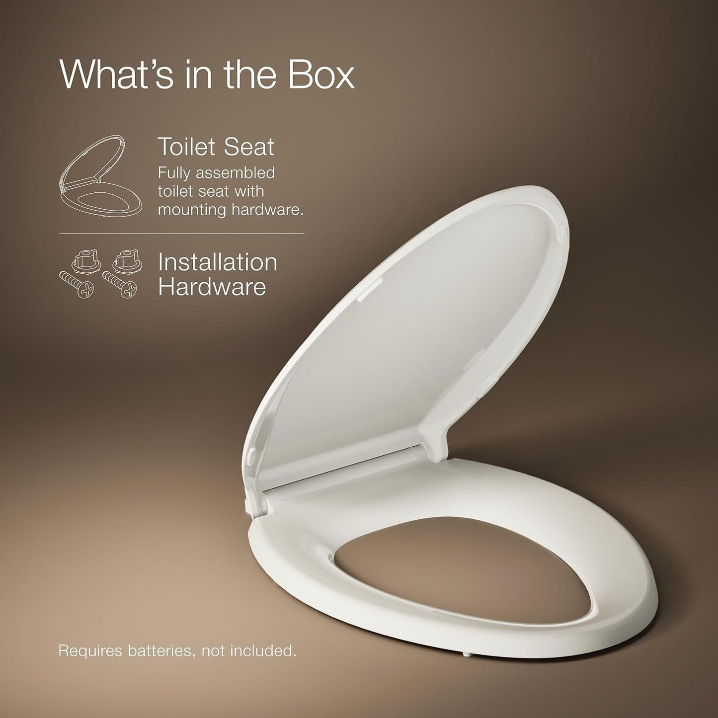4639-RL-0 Cachet ReadyLatch Round Toilet Seat Soft Close, White