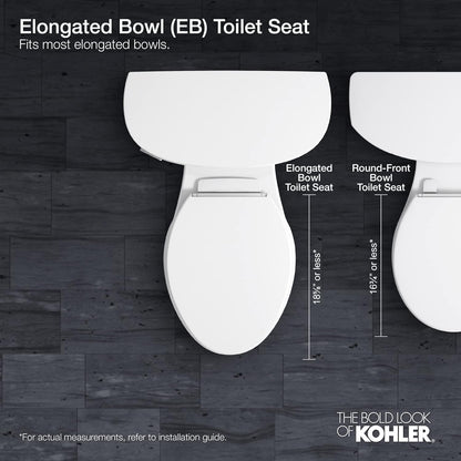 4639-RL-0 Cachet ReadyLatch Round Toilet Seat Soft Close, White