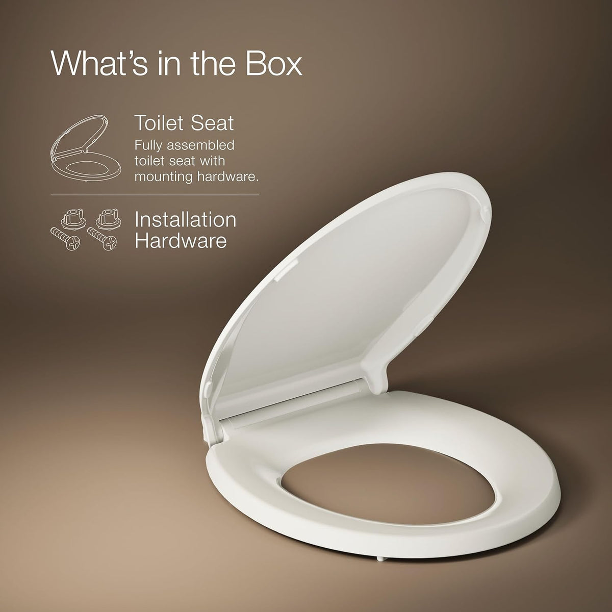 4639-RL-0 Cachet ReadyLatch Round Toilet Seat Soft Close, White