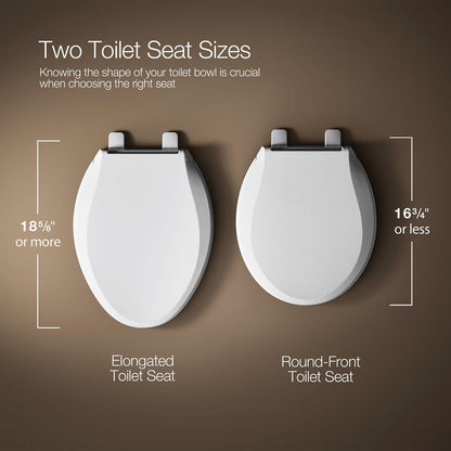 4639-RL-0 Cachet ReadyLatch Round Toilet Seat Soft Close, White