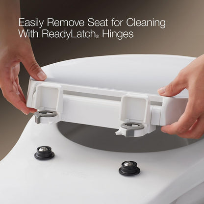 4639-RL-0 Cachet ReadyLatch Round Toilet Seat Soft Close, White