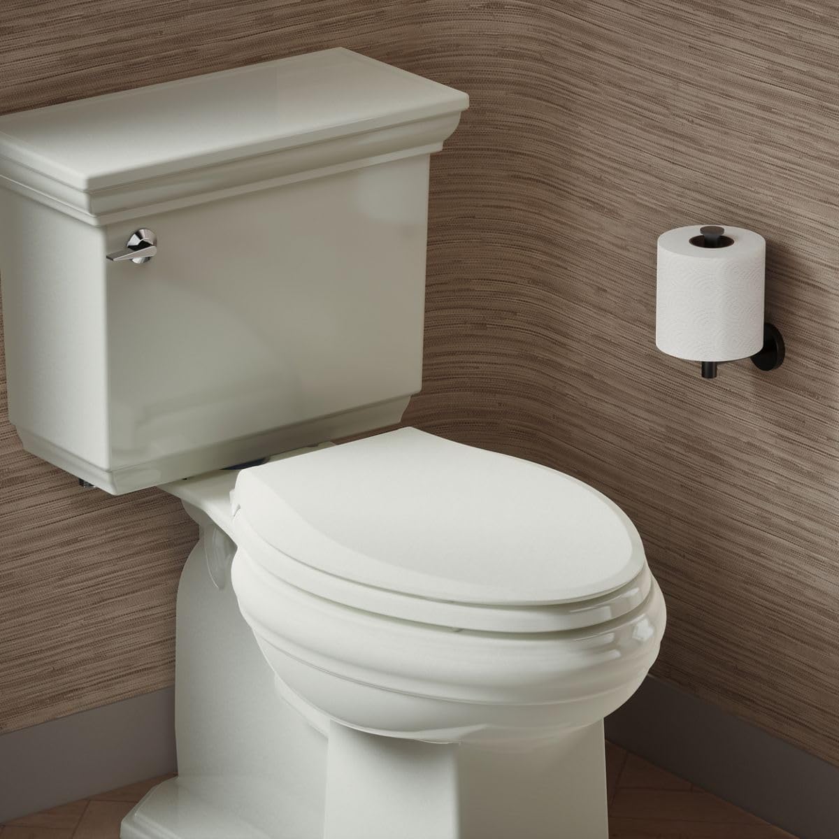 4639-RL-0 Cachet ReadyLatch Round Toilet Seat Soft Close, White
