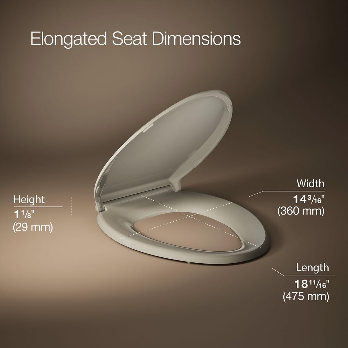 4639-RL-0 Cachet ReadyLatch Round Toilet Seat Soft Close, White
