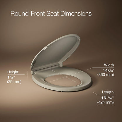 4639-RL-0 Cachet ReadyLatch Round Toilet Seat Soft Close, White