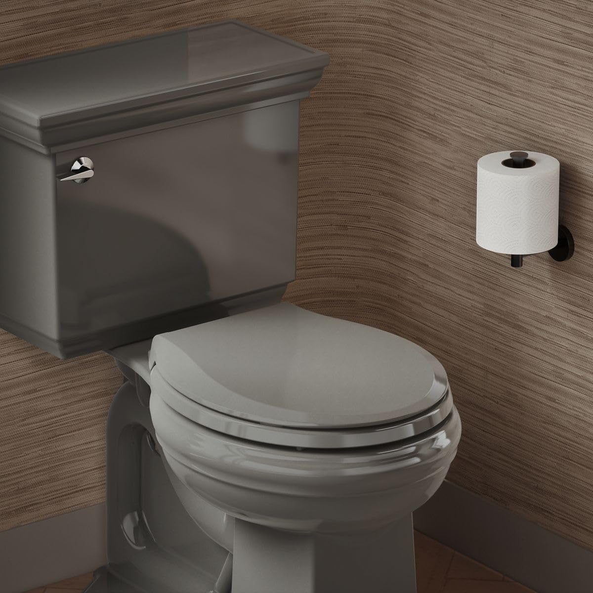 4639-RL-0 Cachet ReadyLatch Round Toilet Seat Soft Close, White