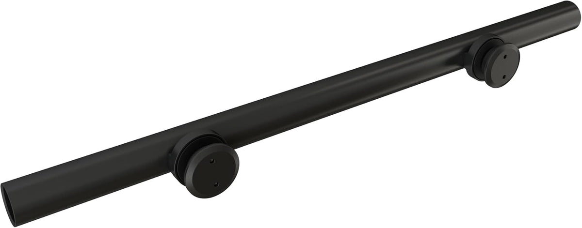 6.6FT Brushed Twin Roller Sliding Frameless Shower Door Hardware Kit