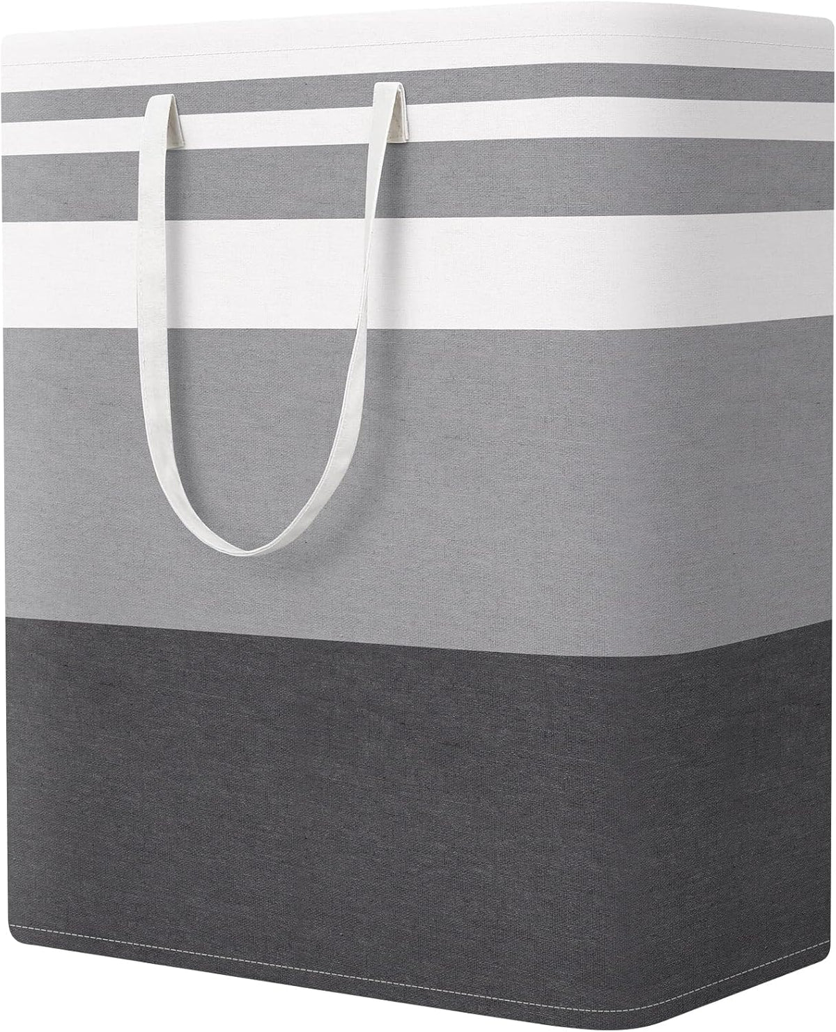 Laundry Basket Hamper, 75L Collapsible Clothes Storage, Grey | Freestanding Clothes Hampers, Foldable design, with Easy Carry Handles, For Laundry, Bedroom, Dorm, Clothing, Towels, Toys