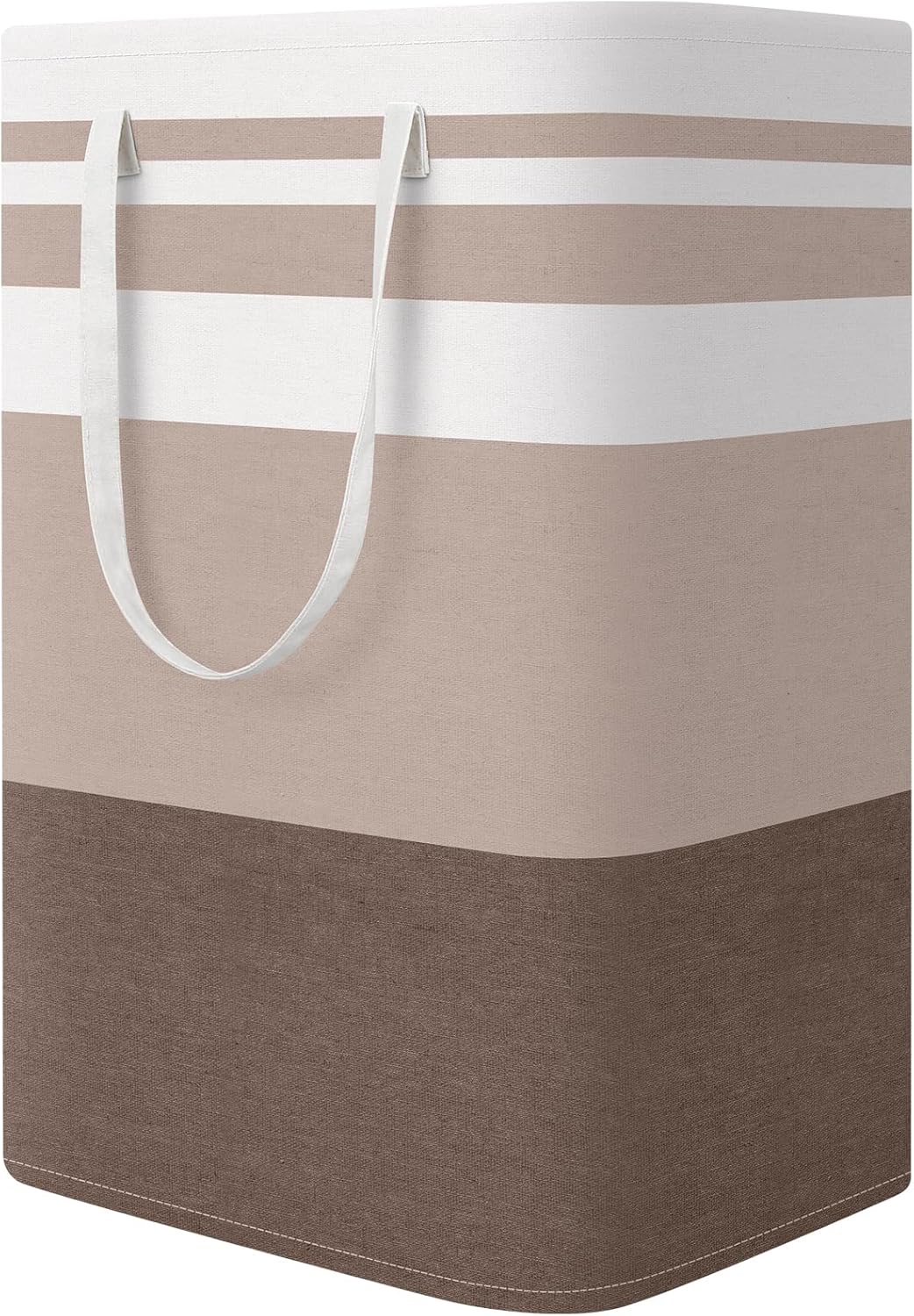 Laundry Basket Hamper, 75L Collapsible Clothes Storage, Grey | Freestanding Clothes Hampers, Foldable design, with Easy Carry Handles, For Laundry, Bedroom, Dorm, Clothing, Towels, Toys