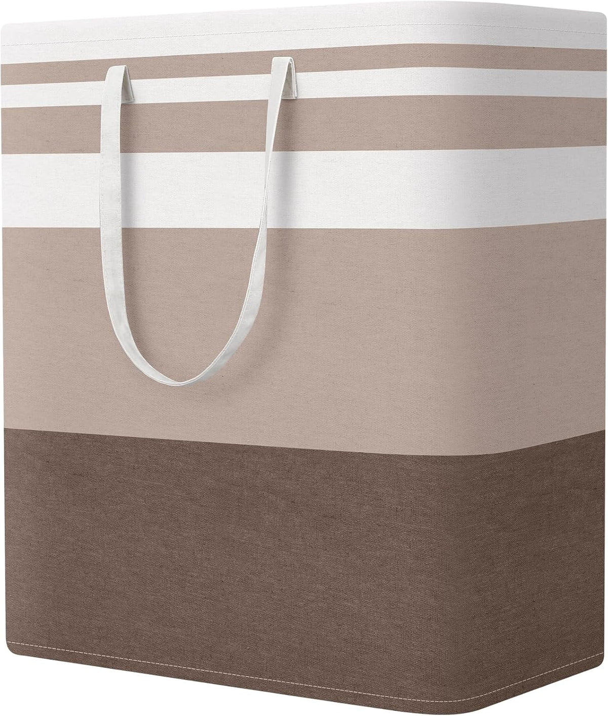 Laundry Basket Hamper, 75L Collapsible Clothes Storage, Grey | Freestanding Clothes Hampers, Foldable design, with Easy Carry Handles, For Laundry, Bedroom, Dorm, Clothing, Towels, Toys