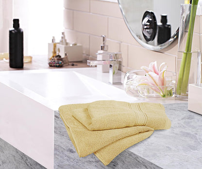 6 Pack Premium Hand Towels, 16x28 in, 600 GSM Cotton, Grey