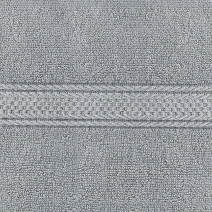 6 Pack Premium Hand Towels, 16x28 in, 600 GSM Cotton, Grey