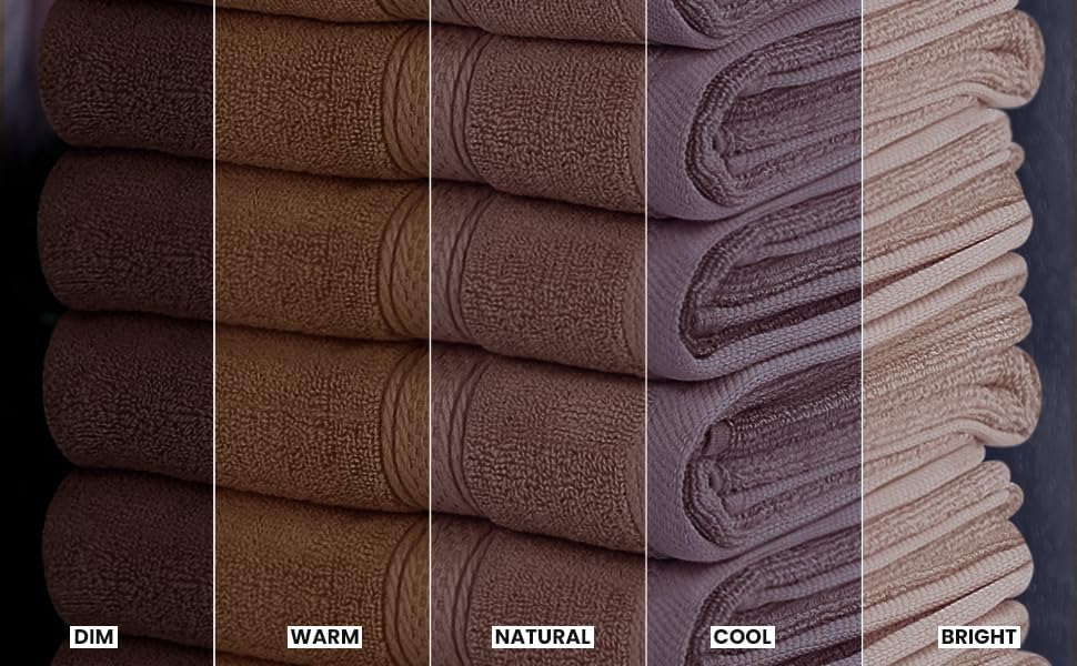 6 Pack Premium Hand Towels, 16x28 in, 600 GSM Cotton, Grey
