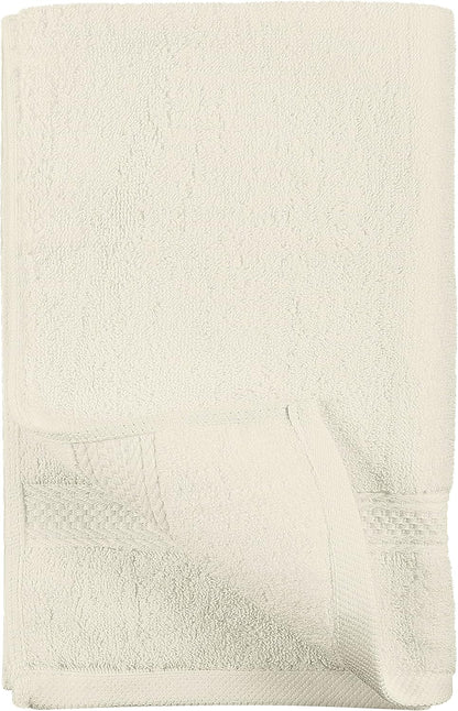 6 Pack Premium Hand Towels, 16x28 in, 600 GSM Cotton, Grey