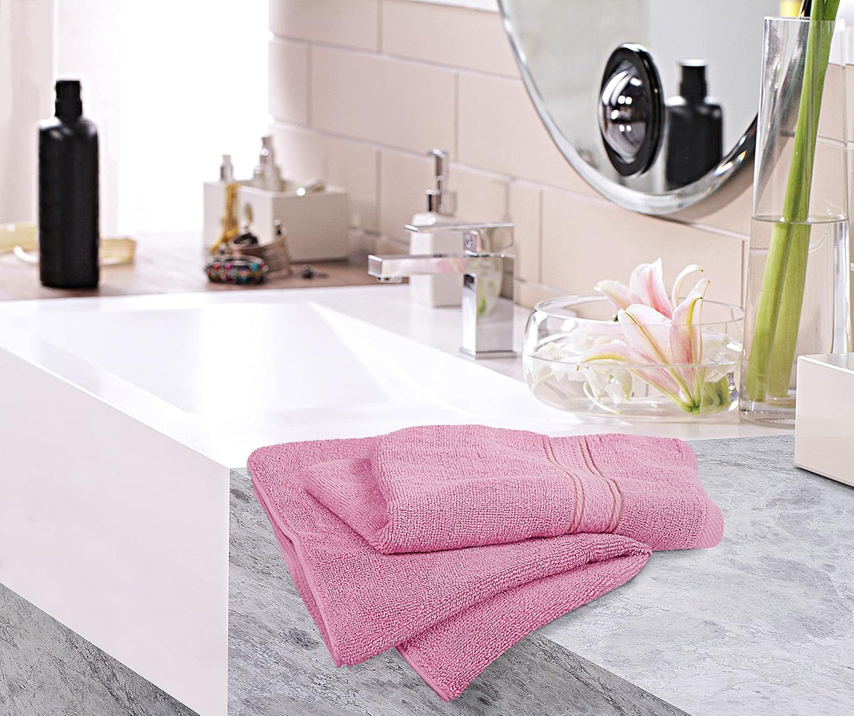 6 Pack Premium Hand Towels, 16x28 in, 600 GSM Cotton, Grey