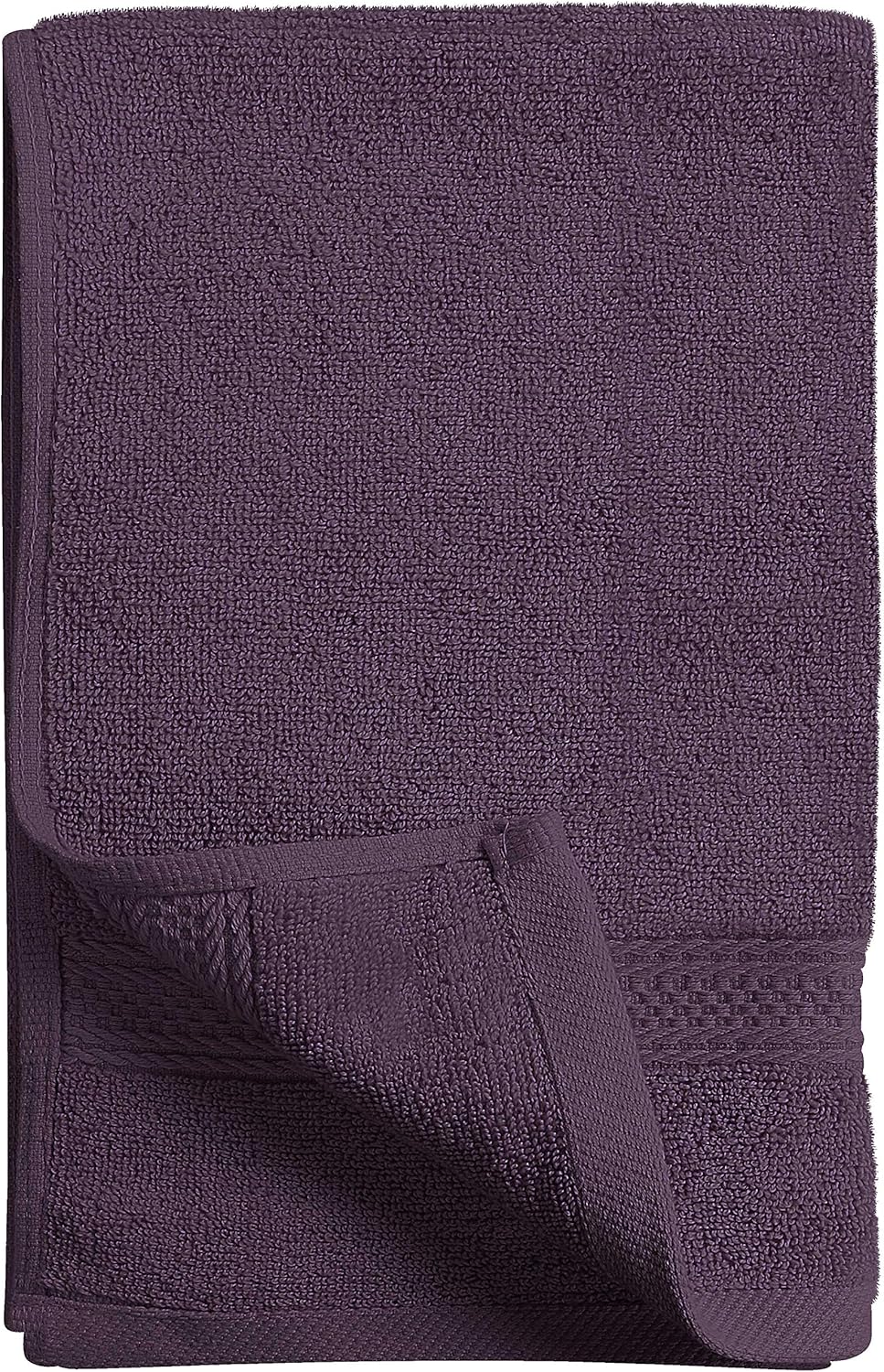 6 Pack Premium Hand Towels, 16x28 in, 600 GSM Cotton, Grey