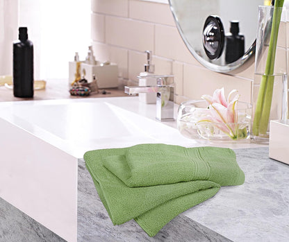 6 Pack Premium Hand Towels, 16x28 in, 600 GSM Cotton, Grey