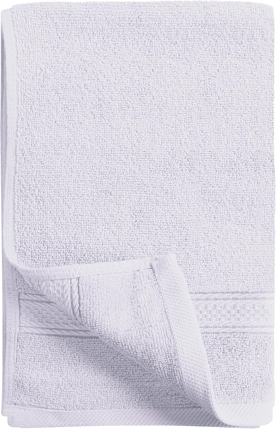 6 Pack Premium Hand Towels, 16x28 in, 600 GSM Cotton, Grey