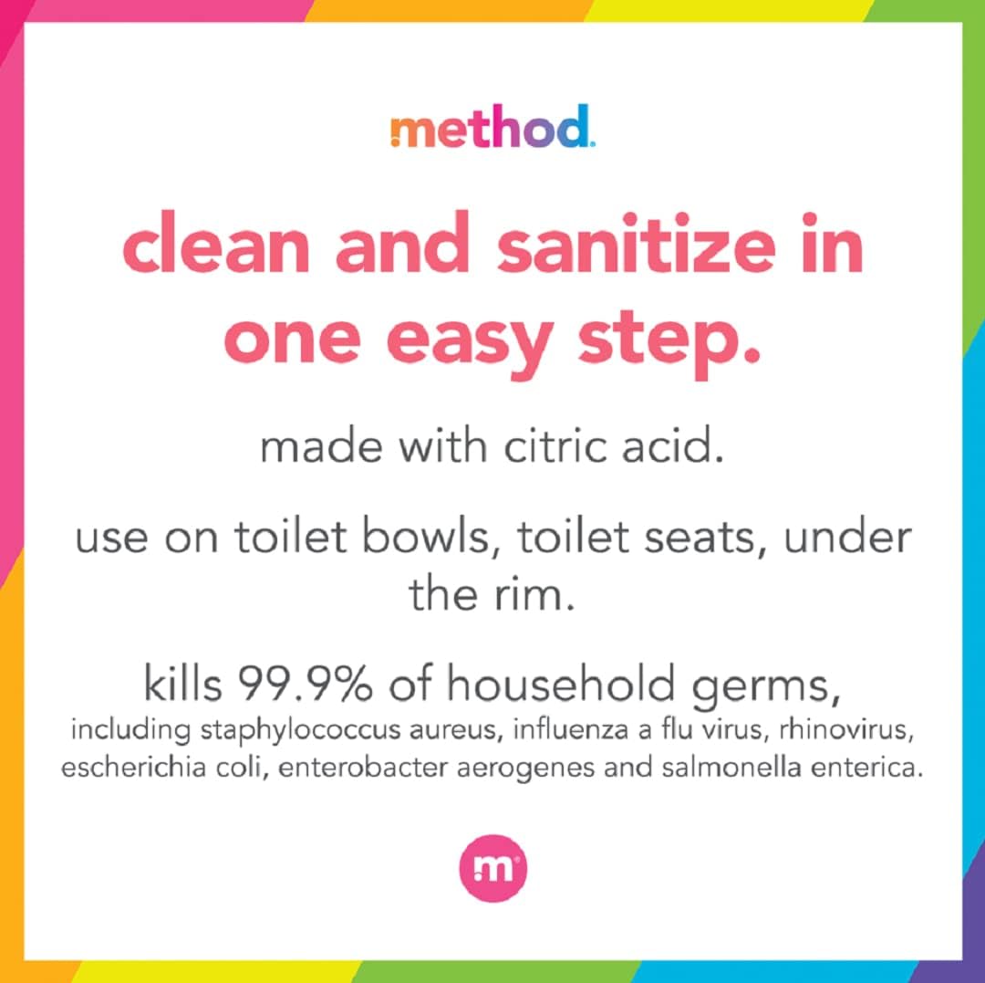Antibacterial Toilet Bowl Cleaner, Spearmint, Kills 99.9% of Household Germs, 24 Fl Oz