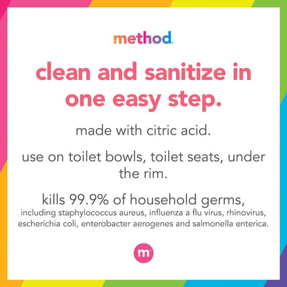 Antibacterial Toilet Bowl Cleaner, Spearmint, Kills 99.9% of Household Germs, 24 Fl Oz