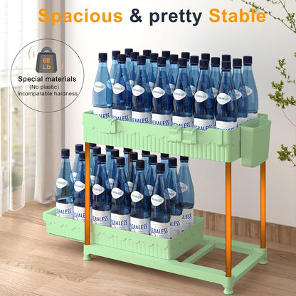 3-Pack 2-Tier Under Sink Organizers with Sliding Drawers