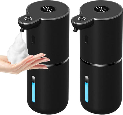 Automatic Liquid Soap Dispenser Touchless, USB Rechargeable Smart Hand Soap Dispenser, 6-Level Adjustable, 12.8oz/380mL Wall Mounted for Bathroom Kitchen Accessories Dish Soap-White