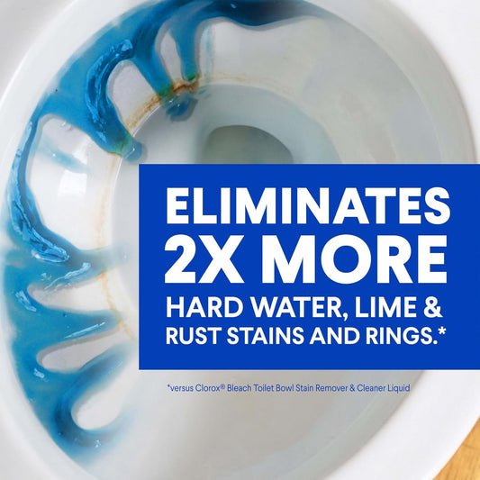 Toilet Bowl Cleaner Heavy-Duty Gel, Arctic Clean, Bleach-Free Stain Remover, Kills 99.9% of Germs, 24 oz, Pack of 2