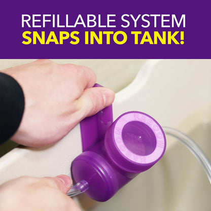 Scrub Free! Toilet Bowl Cleaner System with 2 Refills
