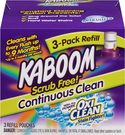Scrub Free! Toilet Bowl Cleaner System with 2 Refills